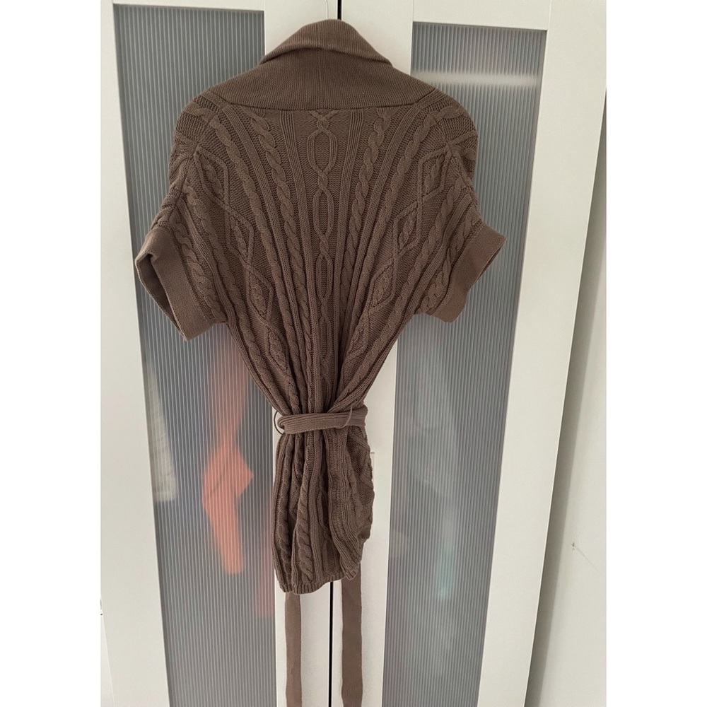 J. Crew Knit Open Cardigan with Belt - Picture 3 of 3